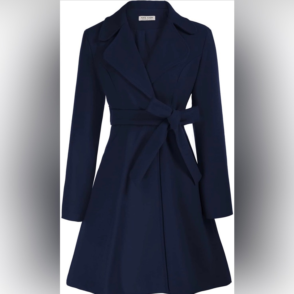 Navy Blue Pea Coat Size Small